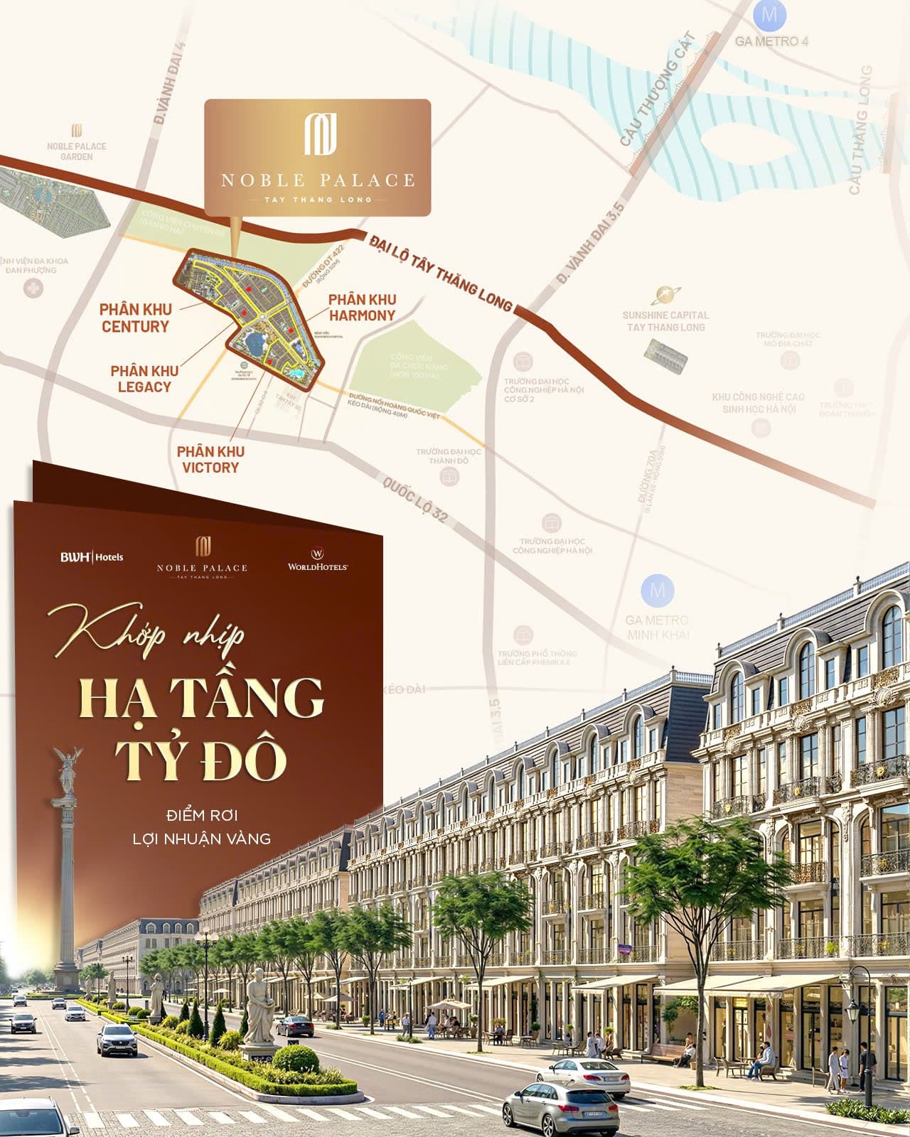 "Khớp nhịp" hạ tầng tỷ đô: điểm rơi lợi nhuận của bất động sản Tây Thăng Long vào quý II/2026